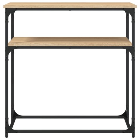 Stolik konsolowy, dąb sonoma, 75x35,5x75 cm Stolik konsolowy, dąb sonoma, 75x35,5x75 cm