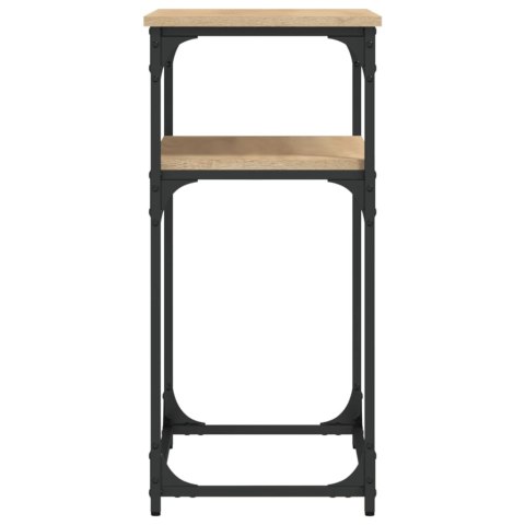 Stolik konsolowy, dąb sonoma, 75x35,5x75 cm Stolik konsolowy, dąb sonoma, 75x35,5x75 cm