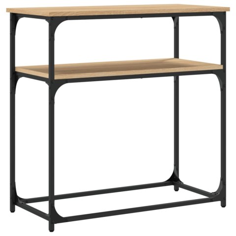 Stolik konsolowy, dąb sonoma, 75x35,5x75 cm Stolik konsolowy, dąb sonoma, 75x35,5x75 cm