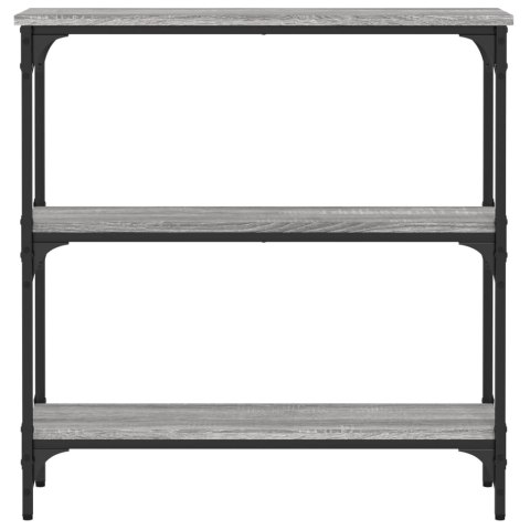 Stolik konsolowy, szary dąb sonoma, 75x22,5x75 cm Stolik konsolowy, szary dąb sonoma, 75x22,5x75 cm