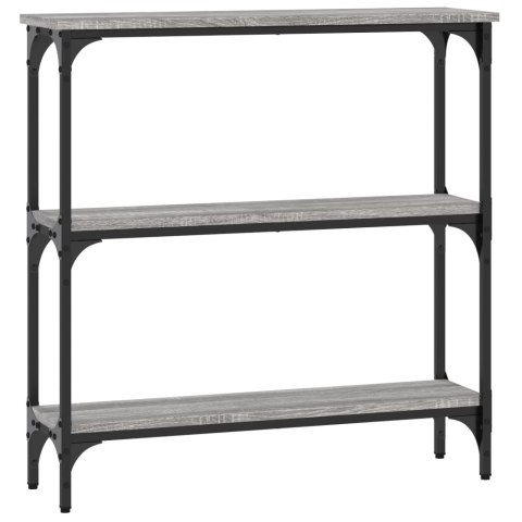 Stolik konsolowy, szary dąb sonoma, 75x22,5x75 cm Stolik konsolowy, szary dąb sonoma, 75x22,5x75 cm
