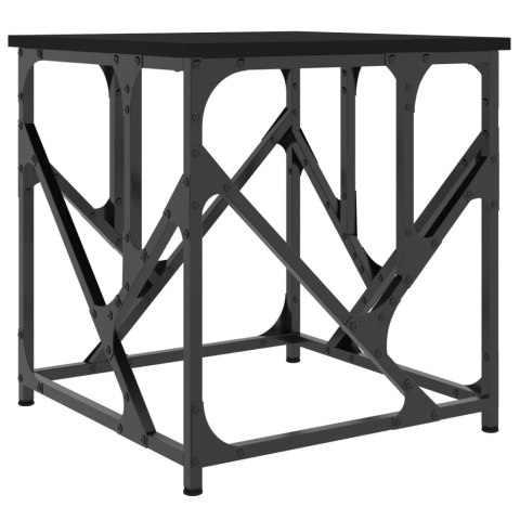 Stolik kawowy, czarny, 45x45x47,5 cm, materiał drewnopochodny Stolik kawowy, czarny, 45x45x47,5 cm, materiał drewnopochodny