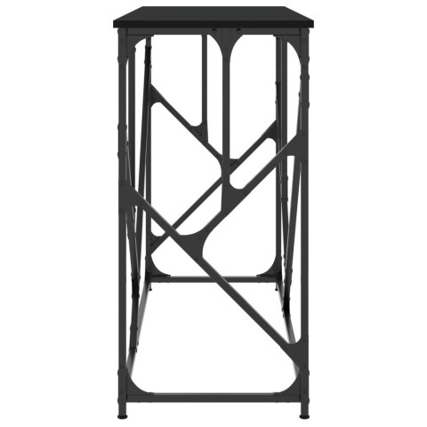 Stolik konsolowy, czarny, 100x40x80 cm, materiał drewnopochodny Stolik konsolowy, czarny, 100x40x80 cm, materiał drewnopochodny