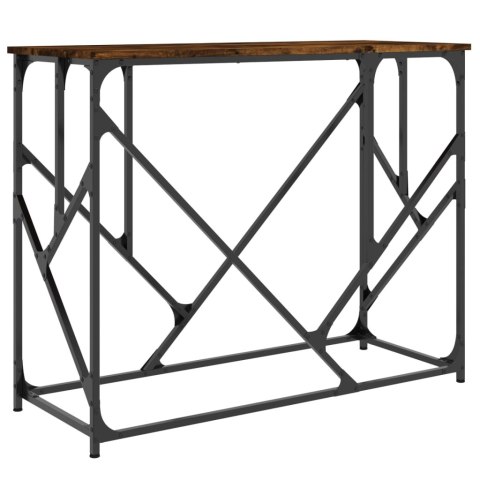 Stolik konsolowy, przydymiony dąb, 100x40x80 cm Stolik konsolowy, przydymiony dąb, 100x40x80 cm