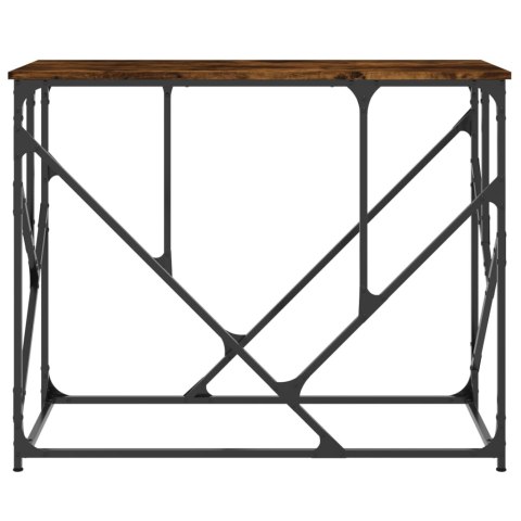 Stolik konsolowy, przydymiony dąb, 100x40x80 cm Stolik konsolowy, przydymiony dąb, 100x40x80 cm