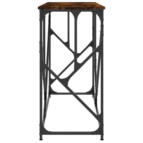 Stolik konsolowy, przydymiony dąb, 100x40x80 cm Stolik konsolowy, przydymiony dąb, 100x40x80 cm
