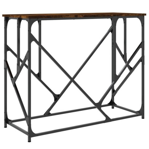 Stolik konsolowy, przydymiony dąb, 100x40x80 cm Stolik konsolowy, przydymiony dąb, 100x40x80 cm