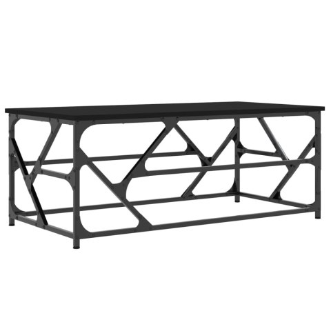Stolik kawowy, czarny, 100x50x40 cm, materiał drewnopochodny Stolik kawowy, czarny, 100x50x40 cm, materiał drewnopochodny