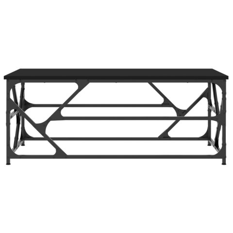 Stolik kawowy, czarny, 100x50x40 cm, materiał drewnopochodny Stolik kawowy, czarny, 100x50x40 cm, materiał drewnopochodny