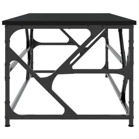Stolik kawowy, czarny, 100x50x40 cm, materiał drewnopochodny Stolik kawowy, czarny, 100x50x40 cm, materiał drewnopochodny