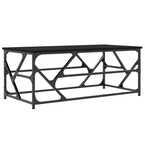 Stolik kawowy, czarny, 100x50x40 cm, materiał drewnopochodny Stolik kawowy, czarny, 100x50x40 cm, materiał drewnopochodny