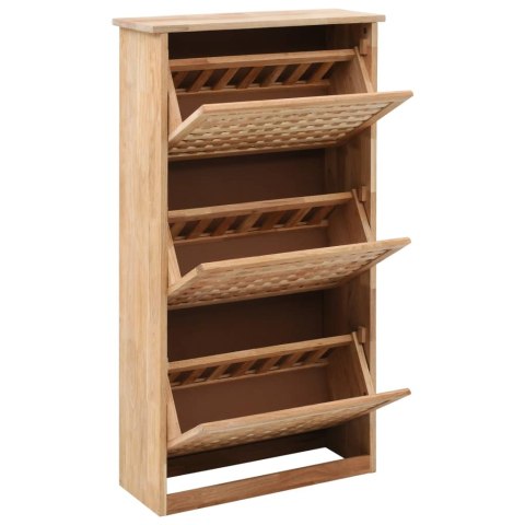 Szafka na buty, 55x20x104 cm, lite drewno orzecha włoskiego Szafka na buty, 55x20x104 cm, lite drewno orzecha włoskiego