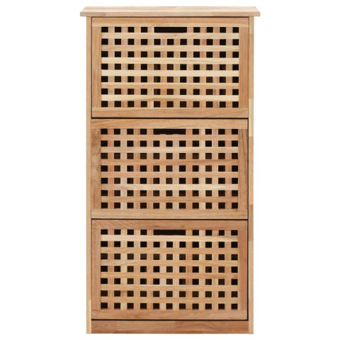 Szafka na buty, 55x20x104 cm, lite drewno orzecha włoskiego Szafka na buty, 55x20x104 cm, lite drewno orzecha włoskiego