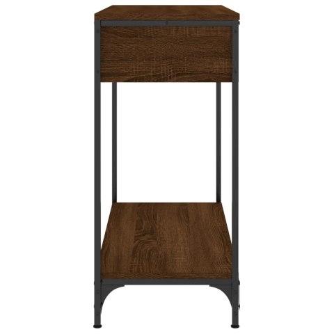 Stolik konsolowy, brązowy dąb, 75x34,5x75 cm Stolik konsolowy, brązowy dąb, 75x34,5x75 cm