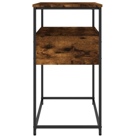Stolik konsolowy, przydymiony dąb, 75x40x75 cm Stolik konsolowy, przydymiony dąb, 75x40x75 cm