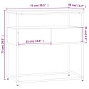  Stolik konsolowy, przydymiony dąb, 75x40x75 cm