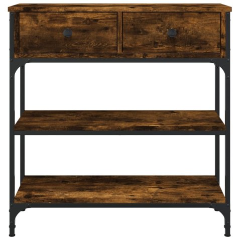 Stolik konsolowy, przydymiony dąb, 72,5x25x75 cm Stolik konsolowy, przydymiony dąb, 72,5x25x75 cm