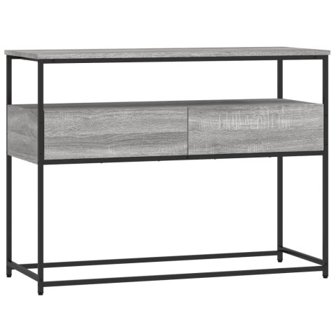 Stolik konsolowy, szary dąb sonoma, 100x40x75 cm Stolik konsolowy, szary dąb sonoma, 100x40x75 cm