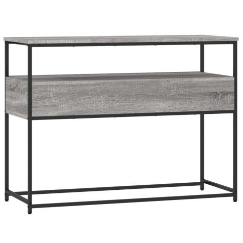 Stolik konsolowy, szary dąb sonoma, 100x40x75 cm Stolik konsolowy, szary dąb sonoma, 100x40x75 cm