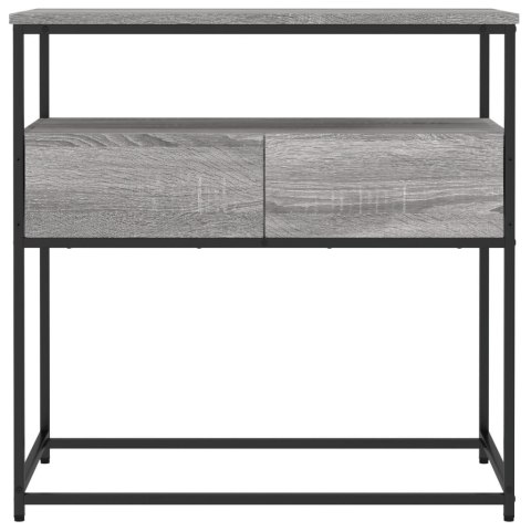 Stolik konsolowy, szary dąb sonoma, 75x40x75 cm Stolik konsolowy, szary dąb sonoma, 75x40x75 cm