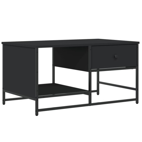 Stolik kawowy, czarny, 85,5x51x45 cm, materiał drewnopochodny Stolik kawowy, czarny, 85,5x51x45 cm, materiał drewnopochodny
