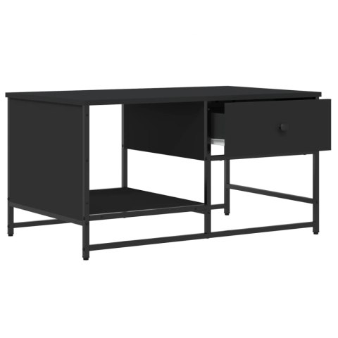Stolik kawowy, czarny, 85,5x51x45 cm, materiał drewnopochodny Stolik kawowy, czarny, 85,5x51x45 cm, materiał drewnopochodny