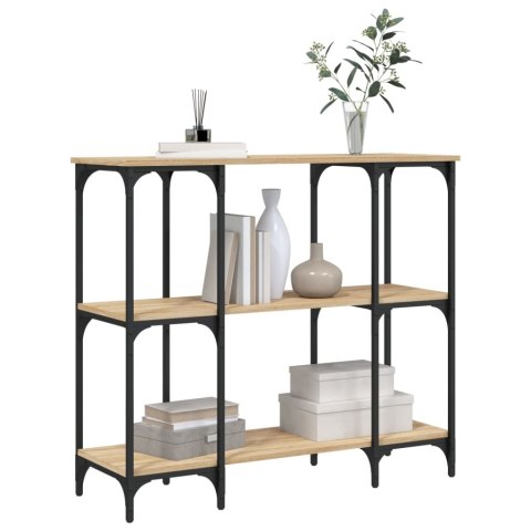 Stolik konsolowy, dąb sonoma, 102x35x90 cm Stolik konsolowy, dąb sonoma, 102x35x90 cm