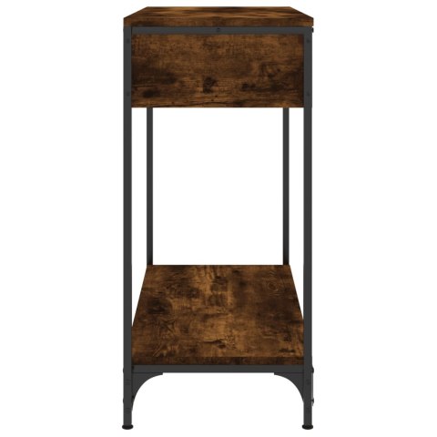 Stolik konsolowy, przydymiony dąb, 75x34,5x75 cm Stolik konsolowy, przydymiony dąb, 75x34,5x75 cm
