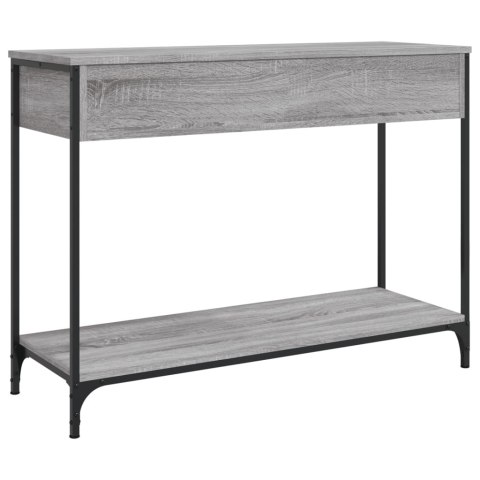 Stolik konsolowy, szary dąb sonoma, 100x34,5x75 cm Stolik konsolowy, szary dąb sonoma, 100x34,5x75 cm