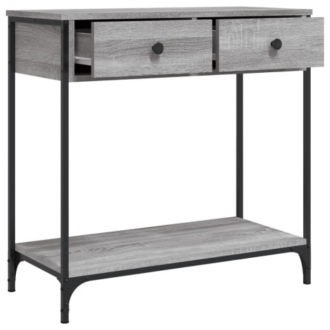 Stolik konsolowy, szary dąb sonoma, 75x34,5x75 cm Stolik konsolowy, szary dąb sonoma, 75x34,5x75 cm