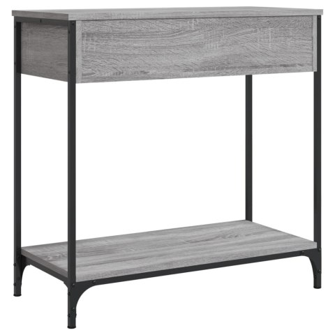 Stolik konsolowy, szary dąb sonoma, 75x34,5x75 cm Stolik konsolowy, szary dąb sonoma, 75x34,5x75 cm