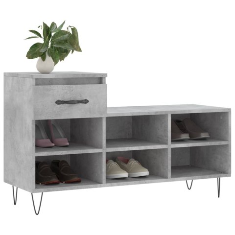 Szafka na buty, szarość betonu, 102x36x60 cm Szafka na buty, szarość betonu, 102x36x60 cm