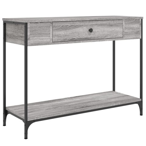 Stolik konsolowy, szary dąb sonoma, 100x34,5x75 cm Stolik konsolowy, szary dąb sonoma, 100x34,5x75 cm