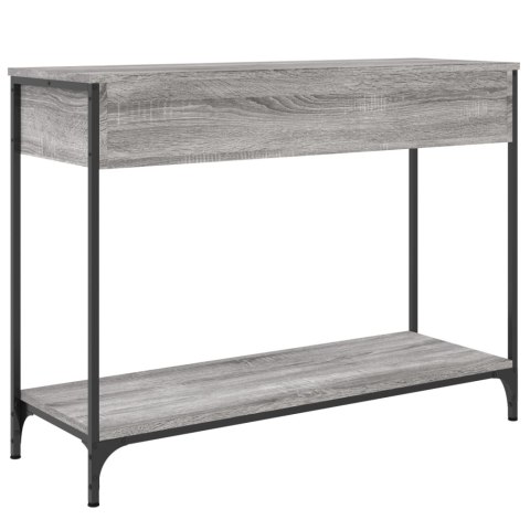 Stolik konsolowy, szary dąb sonoma, 100x34,5x75 cm Stolik konsolowy, szary dąb sonoma, 100x34,5x75 cm