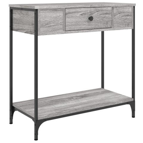 Stolik konsolowy, szary dąb sonoma, 75x34,5x75 cm Stolik konsolowy, szary dąb sonoma, 75x34,5x75 cm