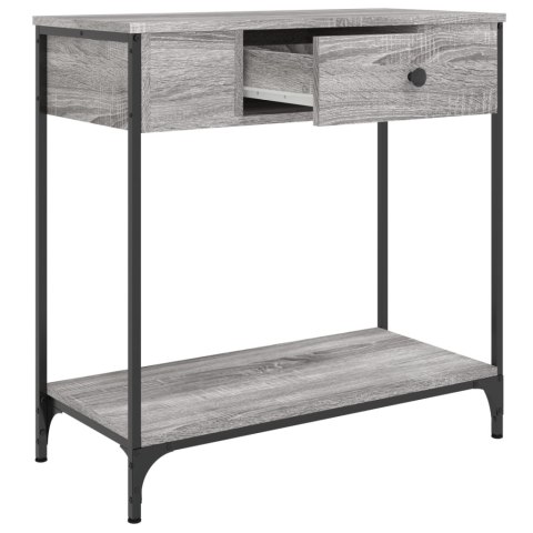 Stolik konsolowy, szary dąb sonoma, 75x34,5x75 cm Stolik konsolowy, szary dąb sonoma, 75x34,5x75 cm