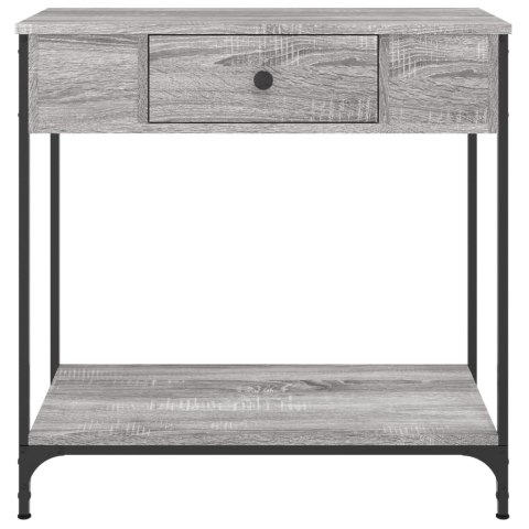 Stolik konsolowy, szary dąb sonoma, 75x34,5x75 cm Stolik konsolowy, szary dąb sonoma, 75x34,5x75 cm