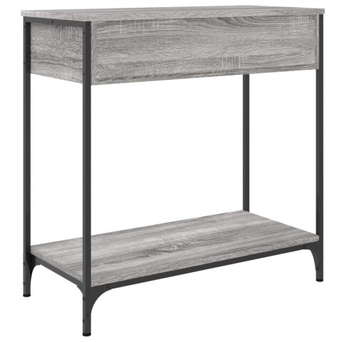 Stolik konsolowy, szary dąb sonoma, 75x34,5x75 cm Stolik konsolowy, szary dąb sonoma, 75x34,5x75 cm