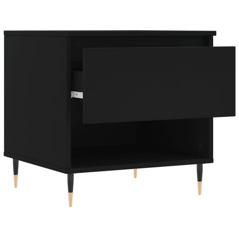 Stolik kawowy, czarny, 50x46x50 cm, materiał drewnopochodny Stolik kawowy, czarny, 50x46x50 cm, materiał drewnopochodny