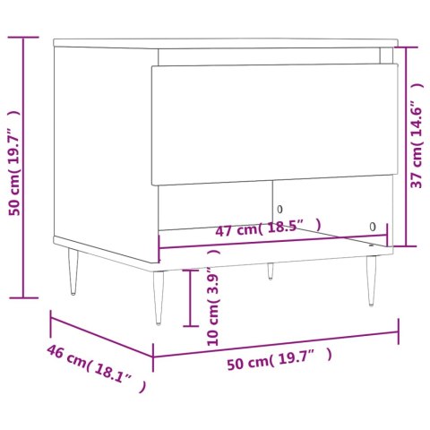 Stoliki kawowe, 2 szt., czarne, 50x46x50 cm Stoliki kawowe, 2 szt., czarne, 50x46x50 cm