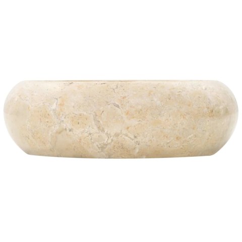 Umywalka, 40 x 12 cm, marmurowa, kremowa Umywalka, 40 x 12 cm, marmurowa, kremowa