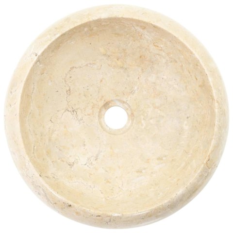 Umywalka, 40 x 12 cm, marmurowa, kremowa Umywalka, 40 x 12 cm, marmurowa, kremowa