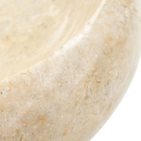 Umywalka, 40 x 12 cm, marmurowa, kremowa Umywalka, 40 x 12 cm, marmurowa, kremowa