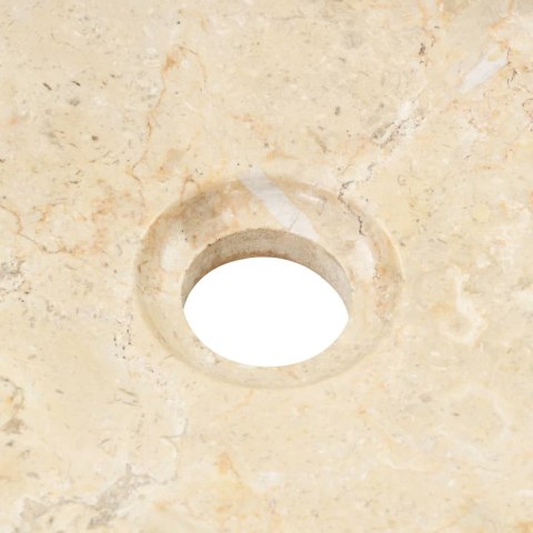 Umywalka, 40 x 12 cm, marmurowa, kremowa Umywalka, 40 x 12 cm, marmurowa, kremowa