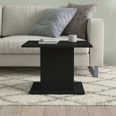 Stolik kawowy, czarny, 55,5x55,5x40 cm, płyta wiórowa Stolik kawowy, czarny, 55,5x55,5x40 cm, płyta wiórowa