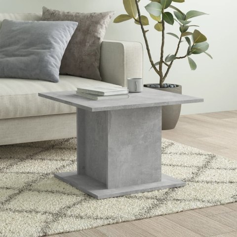 Stolik kawowy, szarość betonu, 55,5x55,5x40 cm, płyta wiórowa Stolik kawowy, szarość betonu, 55,5x55,5x40 cm, płyta wiórowa