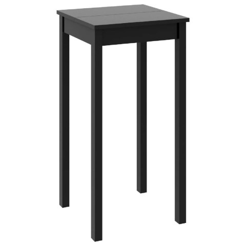Stolik barowy z MDF, czarny, 55 x 55 x 107 cm Stolik barowy z MDF, czarny, 55 x 55 x 107 cm