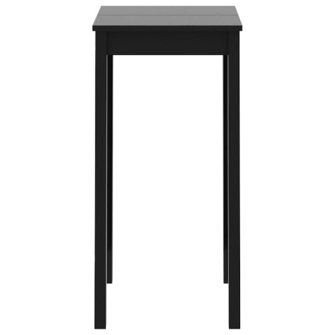 Stolik barowy z MDF, czarny, 55 x 55 x 107 cm Stolik barowy z MDF, czarny, 55 x 55 x 107 cm