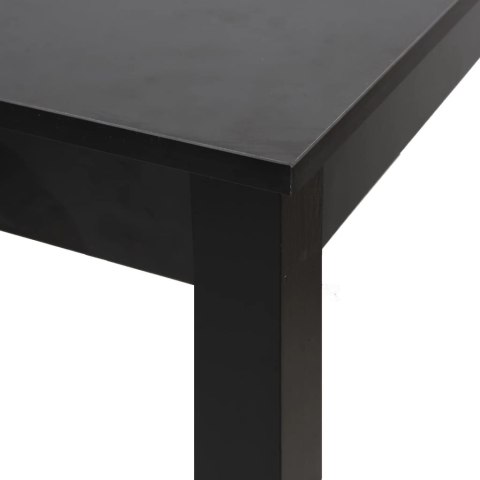 Stolik barowy z MDF, czarny, 55 x 55 x 107 cm Stolik barowy z MDF, czarny, 55 x 55 x 107 cm