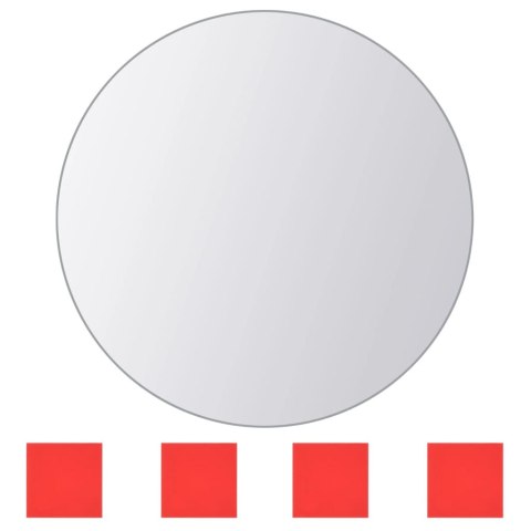 Płytki lustrzane, 16 szt., okrągłe, szkło Płytki lustrzane, 16 szt., okrągłe, szkło